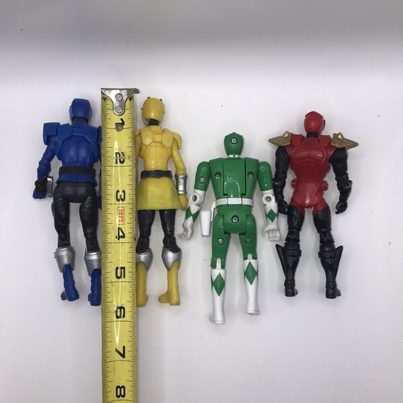 Power Ranger Action Figures 6" Set Of 4 - Picture 3 of 11